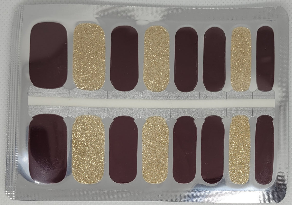 Esmalte seco · L Vino y dorado