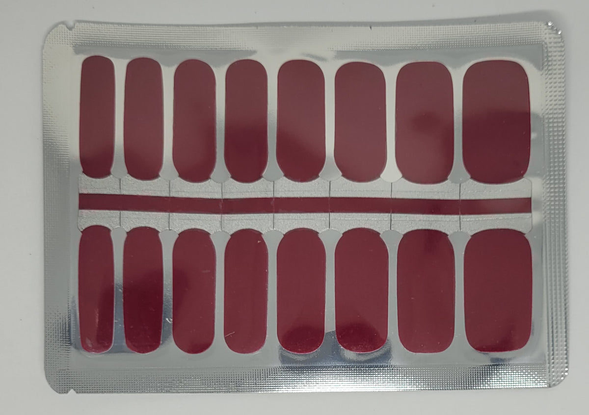 Esmalte seco · L Rojo oscuro